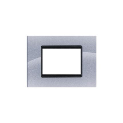 Maske (metal) ice silver