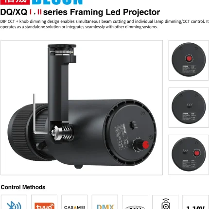 Forma X šinski projektor za oblikovanje snopa 20/28/37W, uzak snop 10° – slika 2