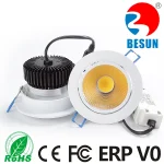 Klasik ugradna COB LED svetiljka 10W, izrez Ø95 mm – slika 1