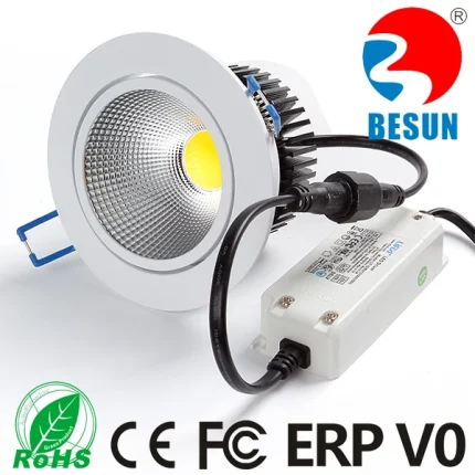 Klasik ugradna COB LED svetiljka 10W, izrez Ø95 mm – slika 2