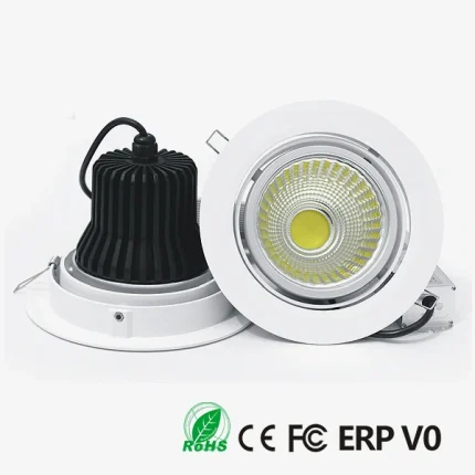 Klasik ugradna COB LED svetiljka 20W, izrez Ø170 mm – slika 2