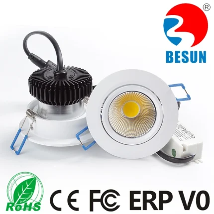 Klasik ugradna COB LED svetiljka 6W, izrez Ø75 mm – slika 1