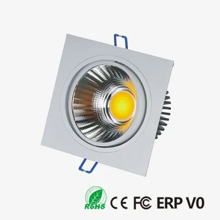 Kvadra ugradna COB LED svetiljka 1×20W – slika 2