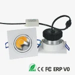 Kvadra ugradna COB LED svetiljka 1×6W – slika 1