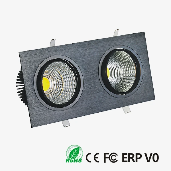Kvadra ugradna COB LED svetiljka 2×30W – slika 1 Kvadra ugradna COB LED svetiljka 2×30W – slika 1