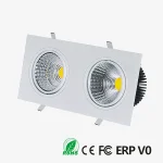Kvadra ugradna COB LED svetiljka 2×30W – slika 2