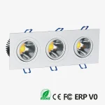 Kvadra ugradna COB LED svetiljka 3×6W – slika 1