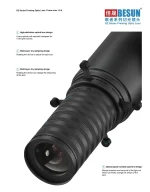 Optika G sočivo za oblikovanje snopa Ø36 mm, snop do 45° – slika 4